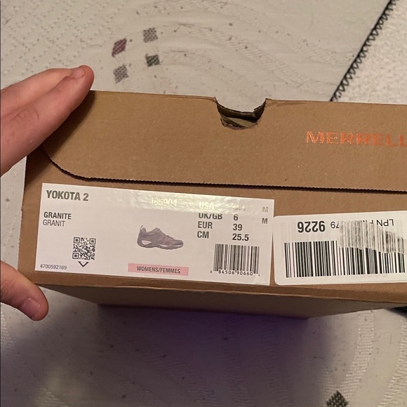 Merrell Women's Charcoal and Violet Trail Shoes - Picture 4 of 4